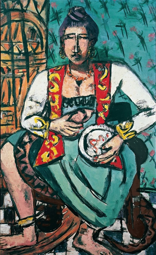 Donna con serpente (Incantatrice di serpenti) - Merzbacher Kunststiftung